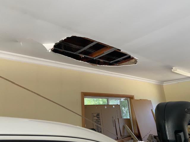 Ceiling damage