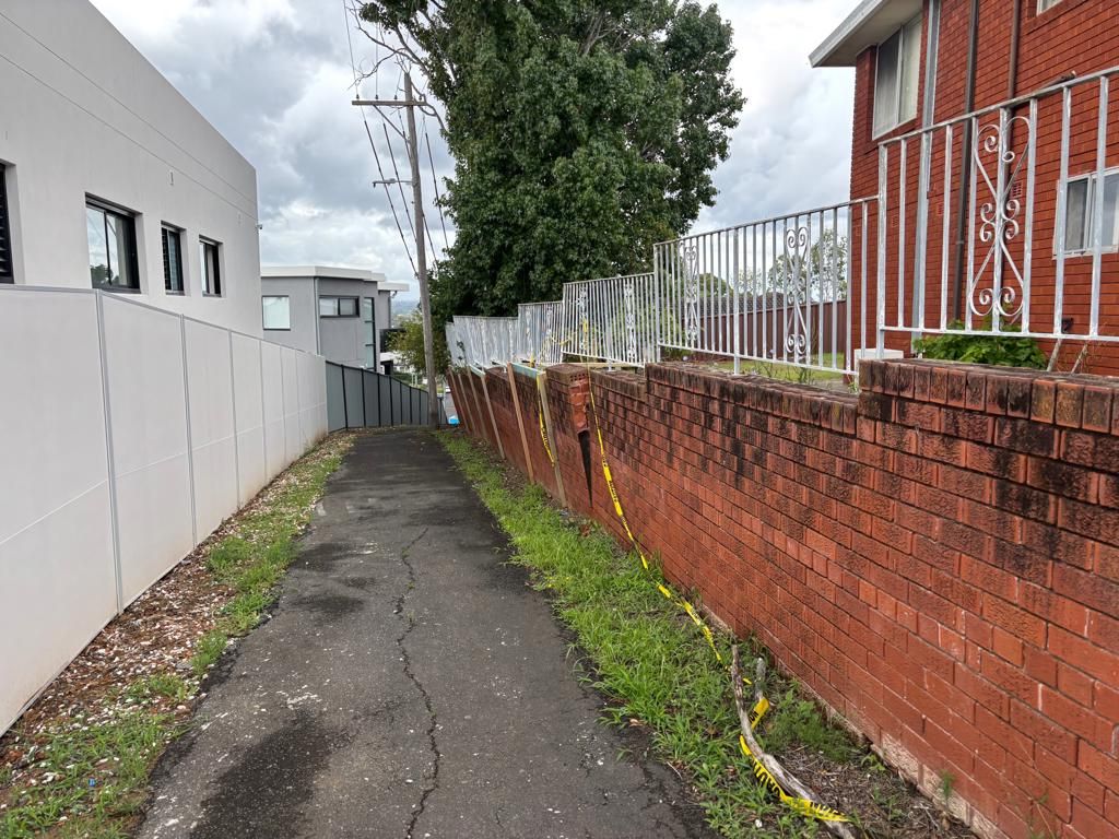 Retaining wall investigation Bankstown