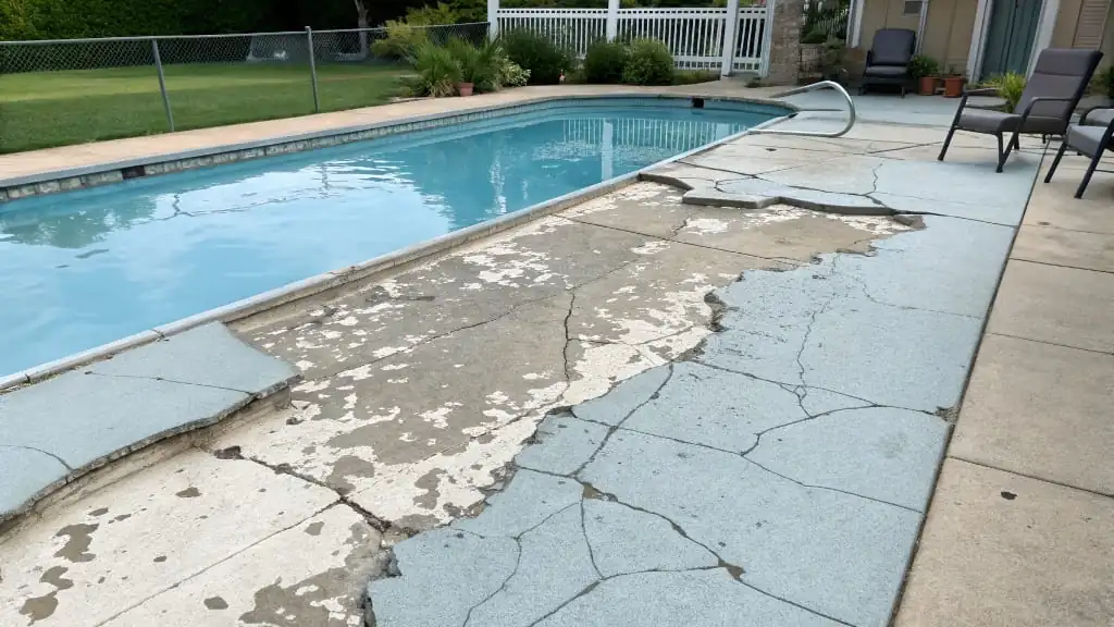 Pool damage