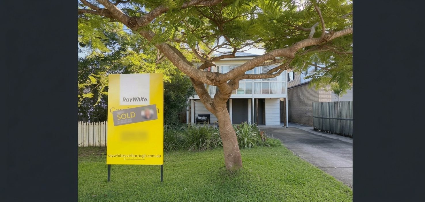 House with Sold board, Wetherill Park